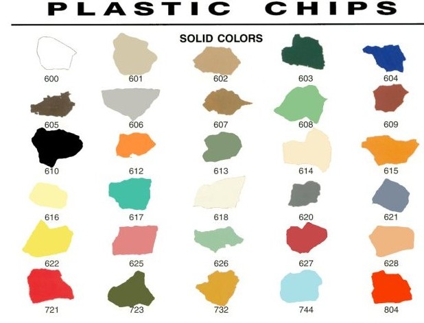 epoxy color chip chart